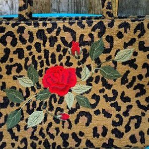 Isabella Fiori Rare Vintage Leopard Bag